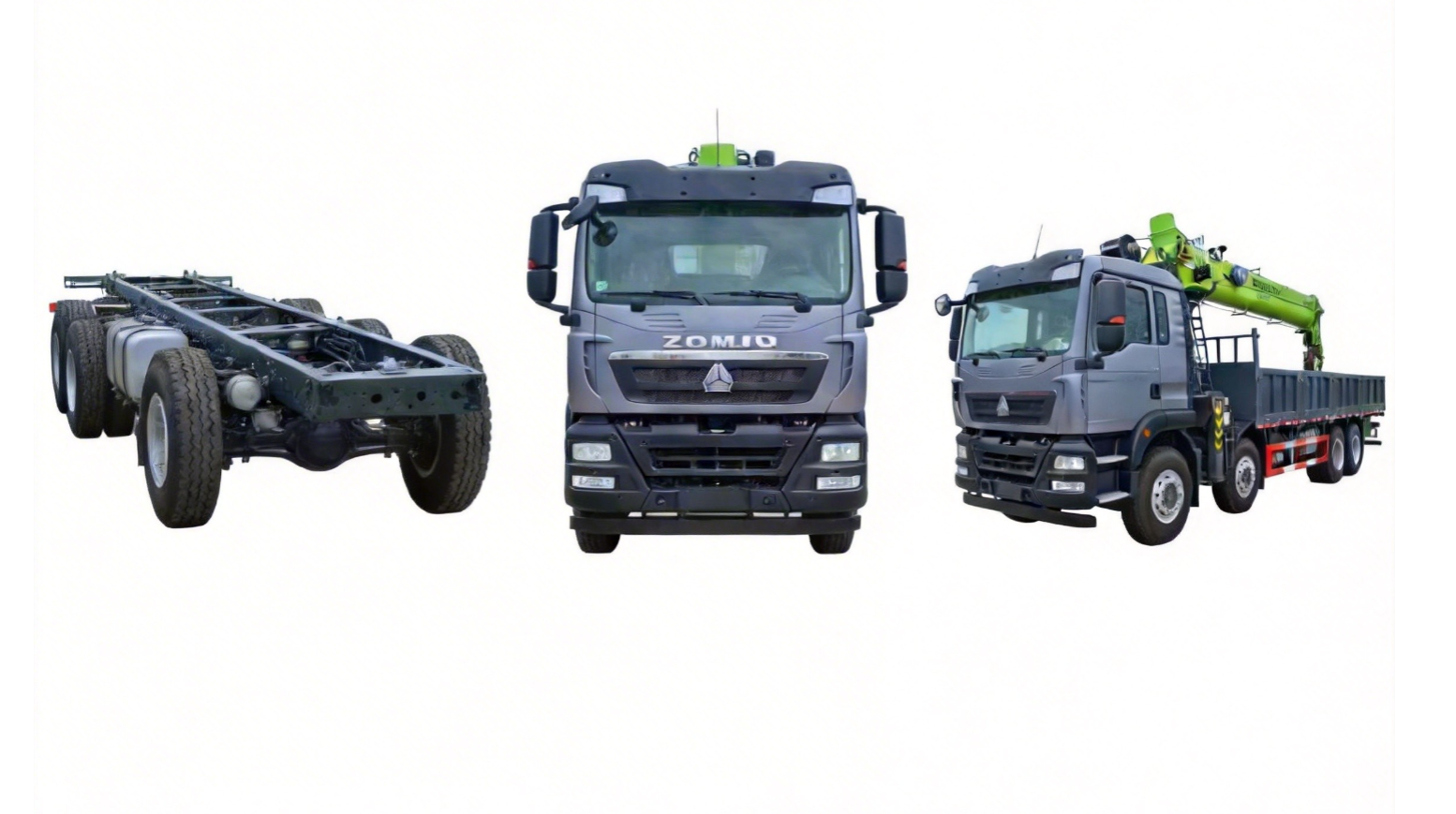 Sinotruk Howo 4X8 Zoomlion 16-Ton 5-Section Arm Truck-Mounted Crane - Image 2