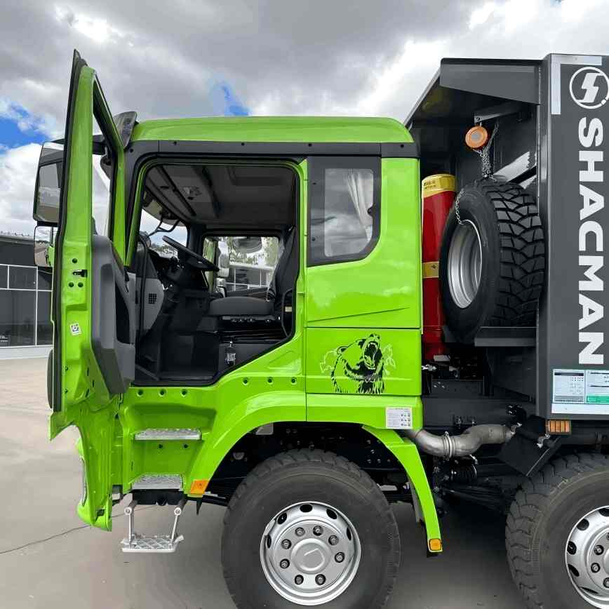 Shacman X3000 8x4 Dump Truck 430HP 12JSDX220TA-B 7.6m | Shaanxi Green - Image 4