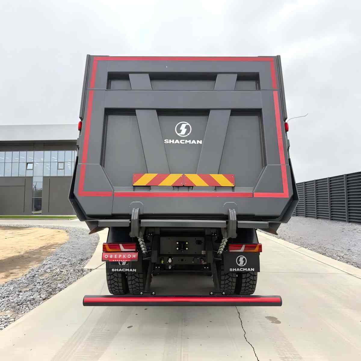 Shacman X3000 8x4 Dump Truck 430HP Air suspension Stock 7.6m | Shaanxi Grey - Image 3