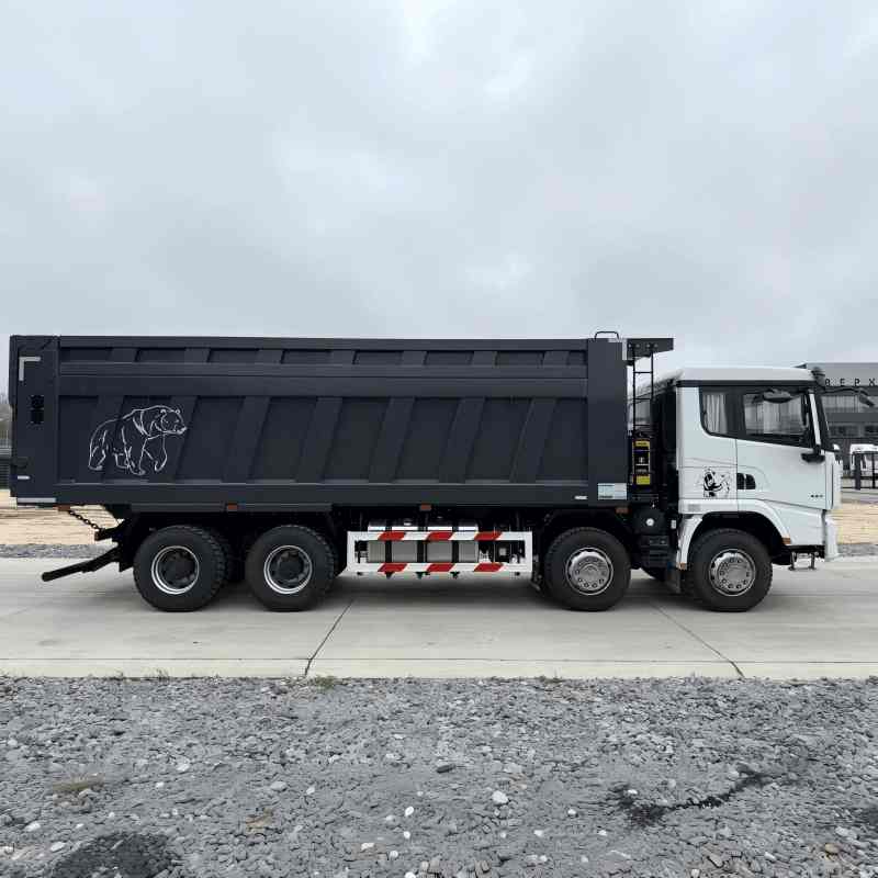 Shacman X3000 8x4 Dump Truck 430HP Air suspension Stock 7.6m | Shaanxi White - Image 2