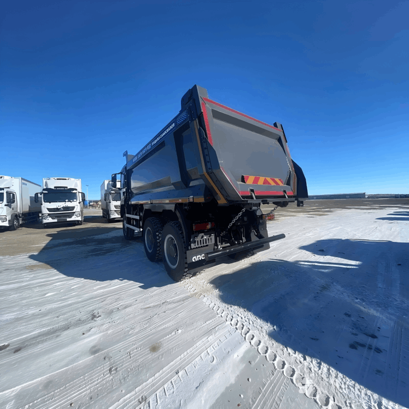 HOWO TX 6x6 Dump Truck 440HP 18-25T GVW | Blue Heavy-Duty Dump Truck - Image 5
